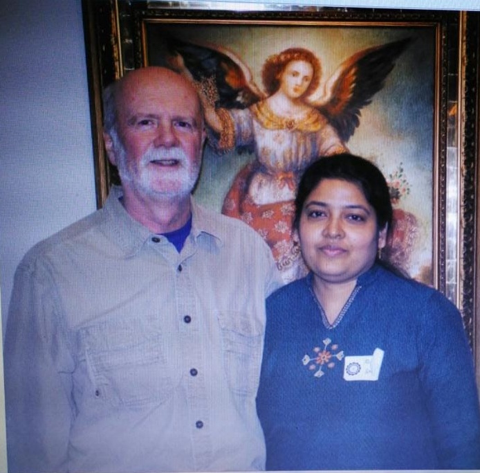Shalini Saha with William Lee Rand, founder of ICRT — March 2011